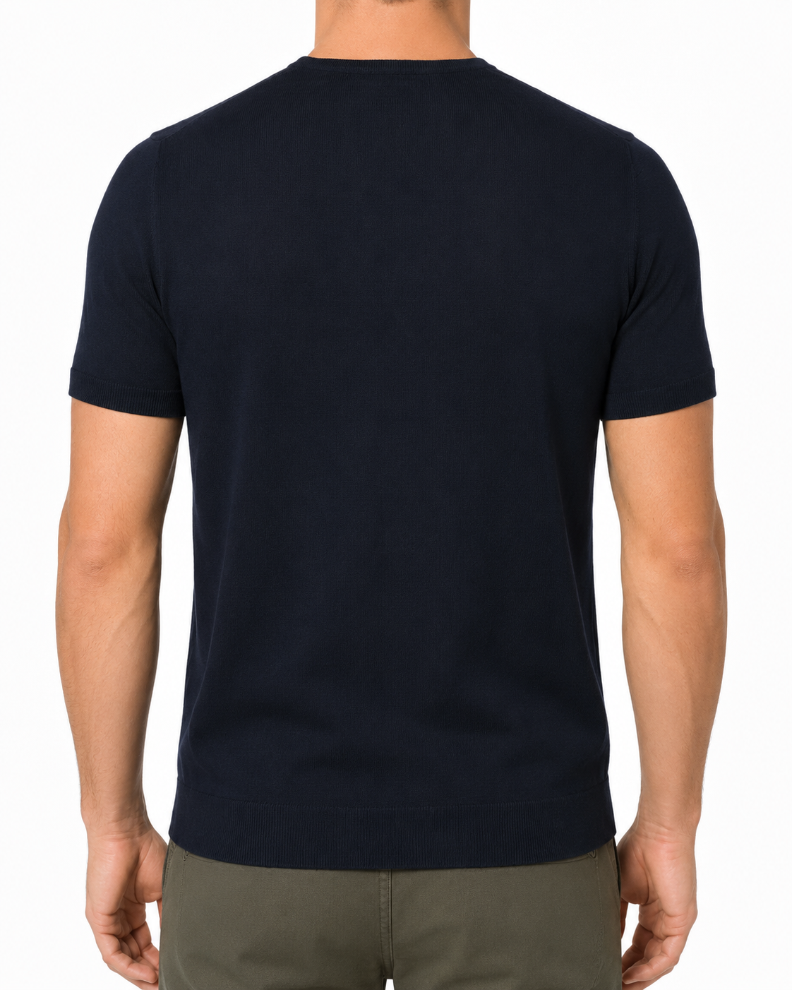 T-shirt Filo Cotone Blu Navy