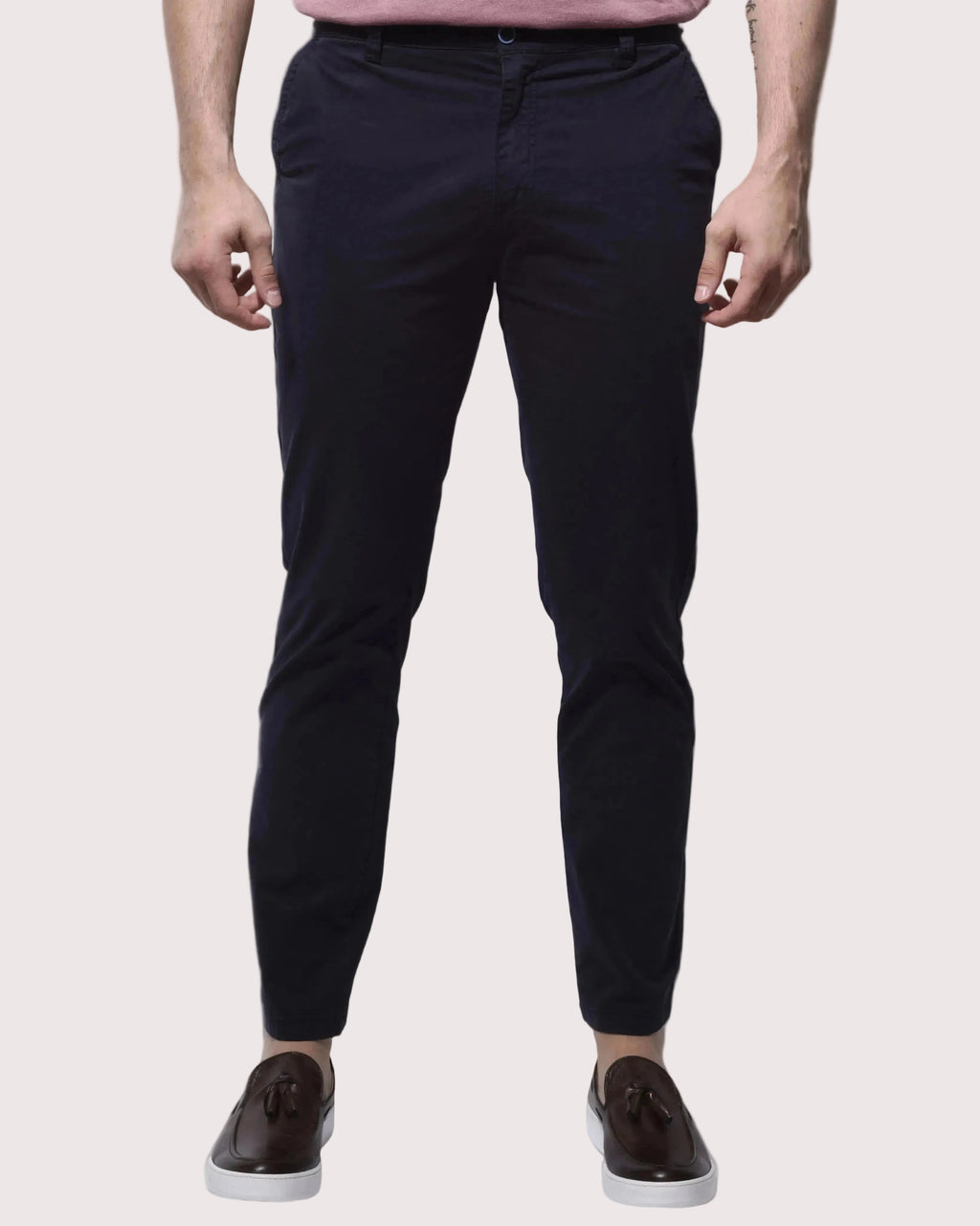Pantalone Chino Blu Navy