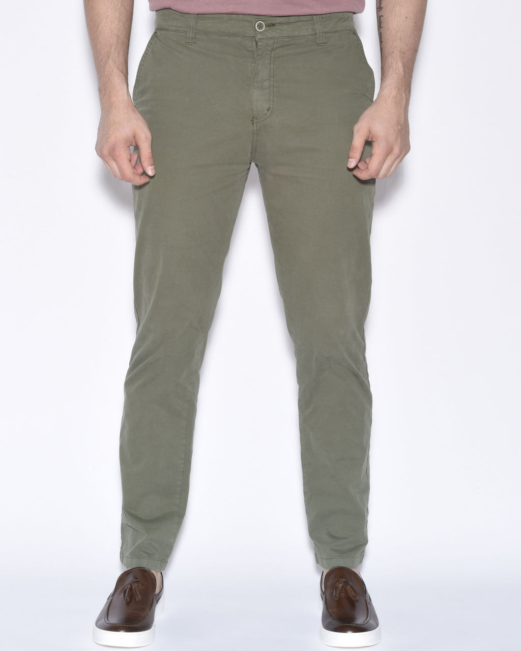 Pantalone Chino Verde