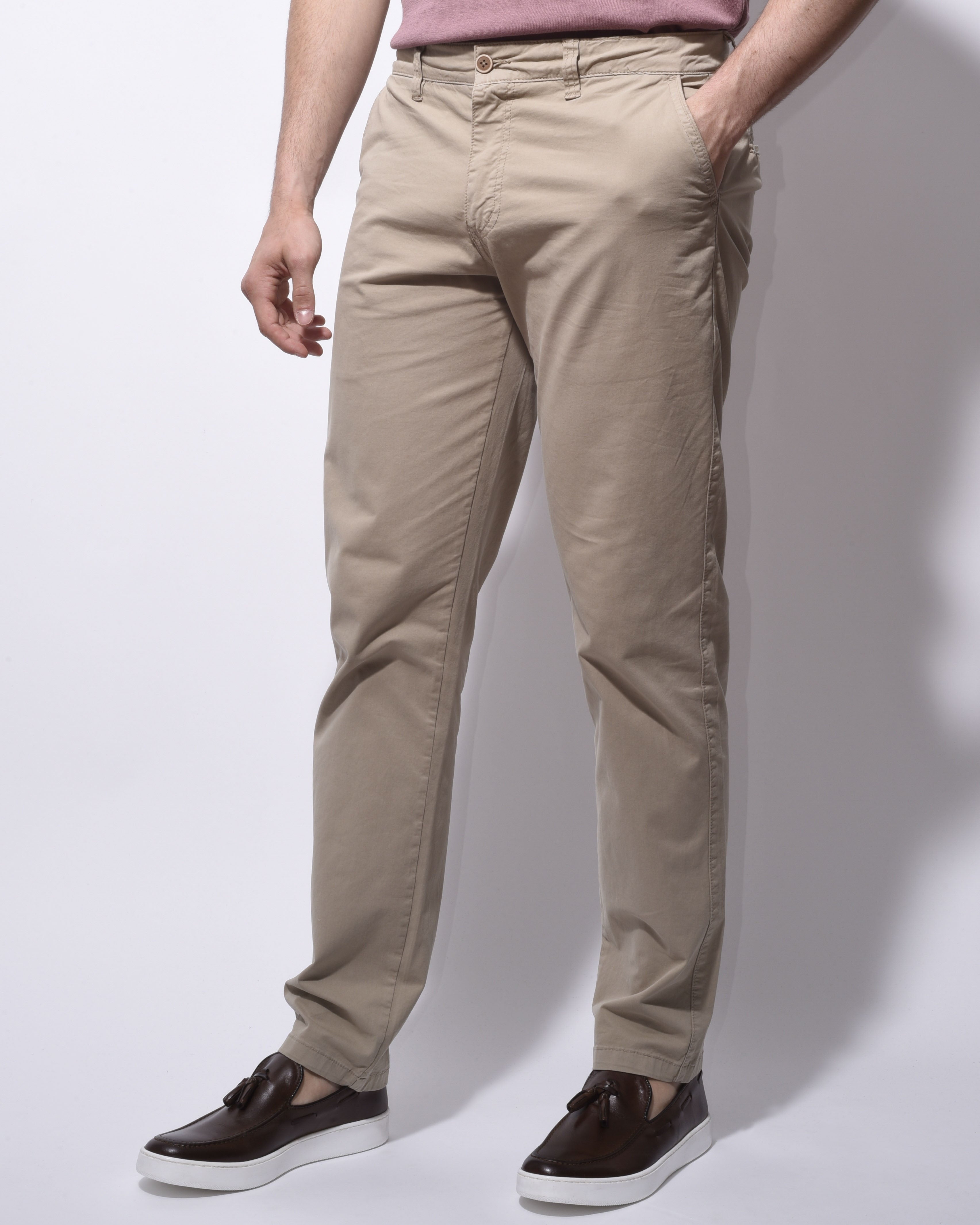 Pantalone Chino Beige