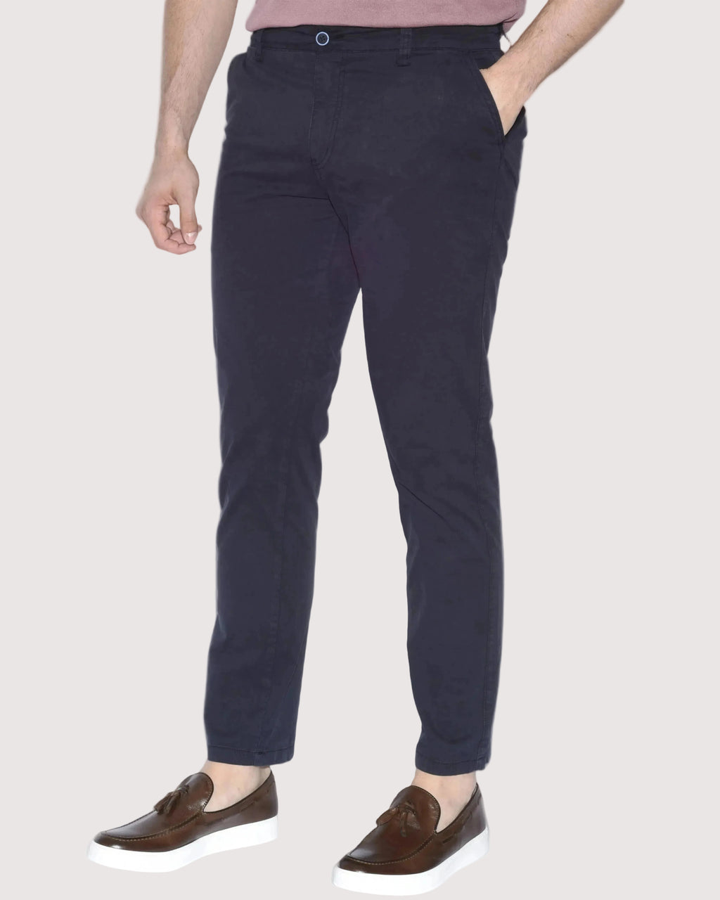 Pantalone Chino Blu Navy