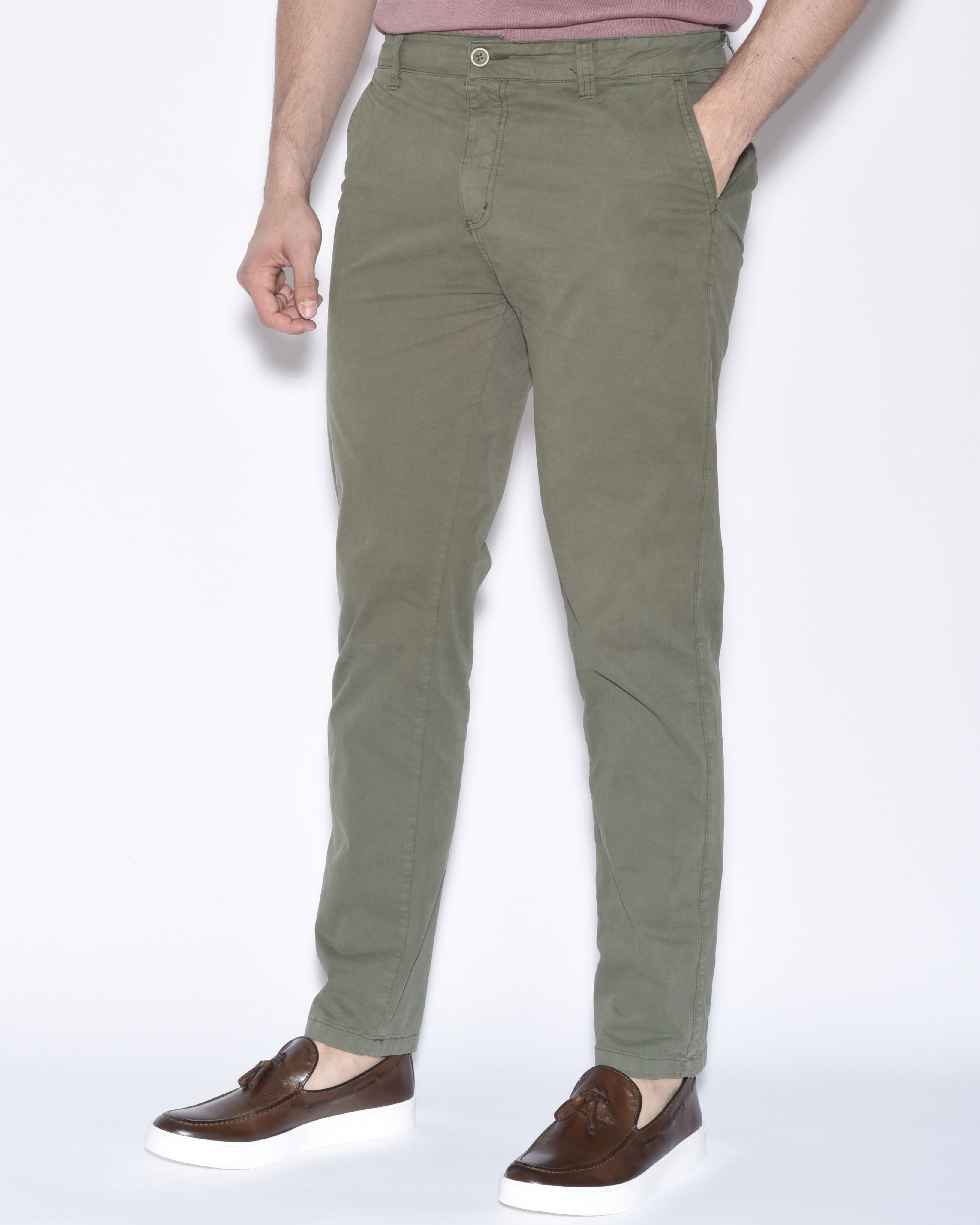 Pantalone Chino Verde