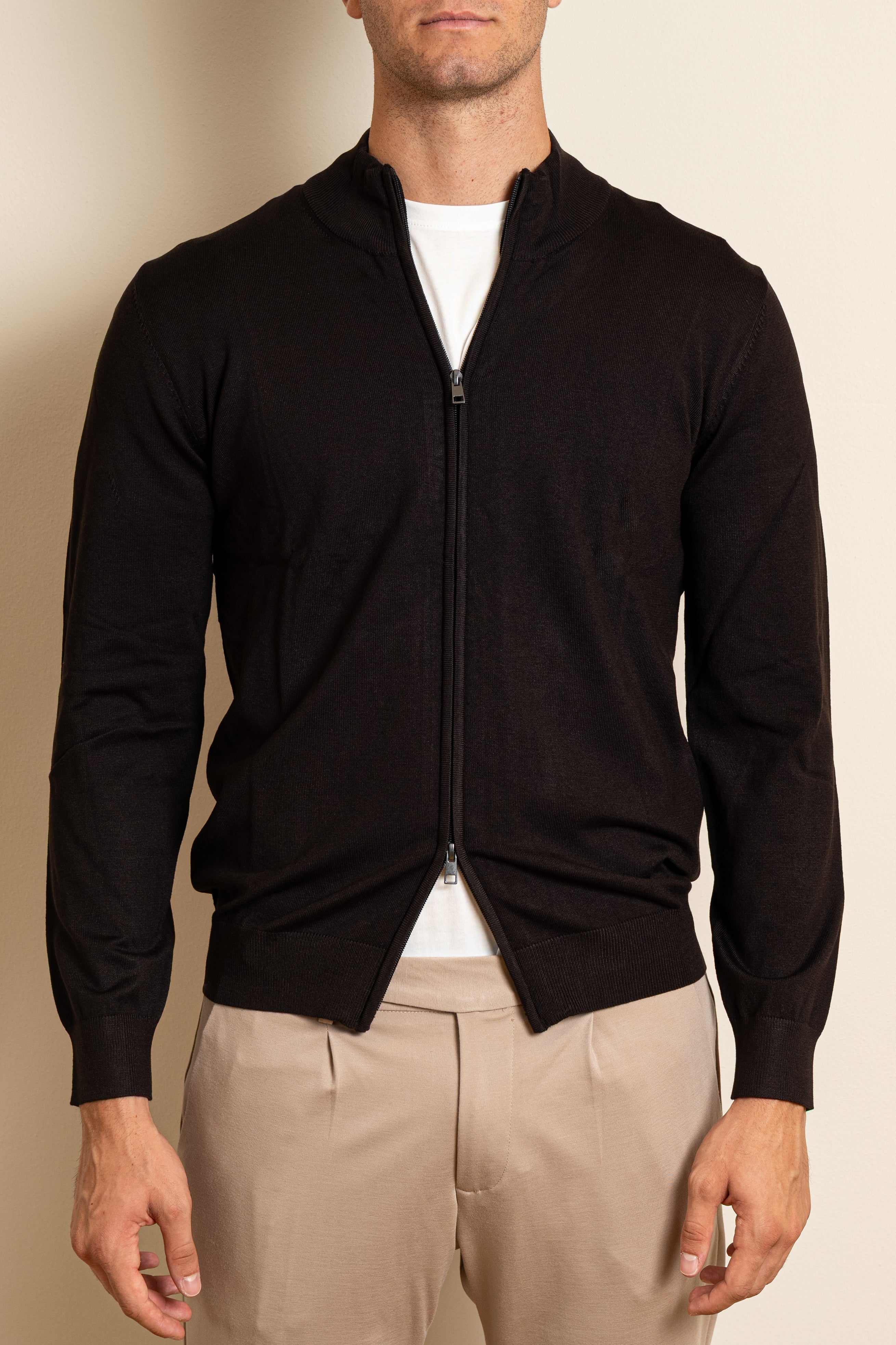 Cardigan Full Zip Moro