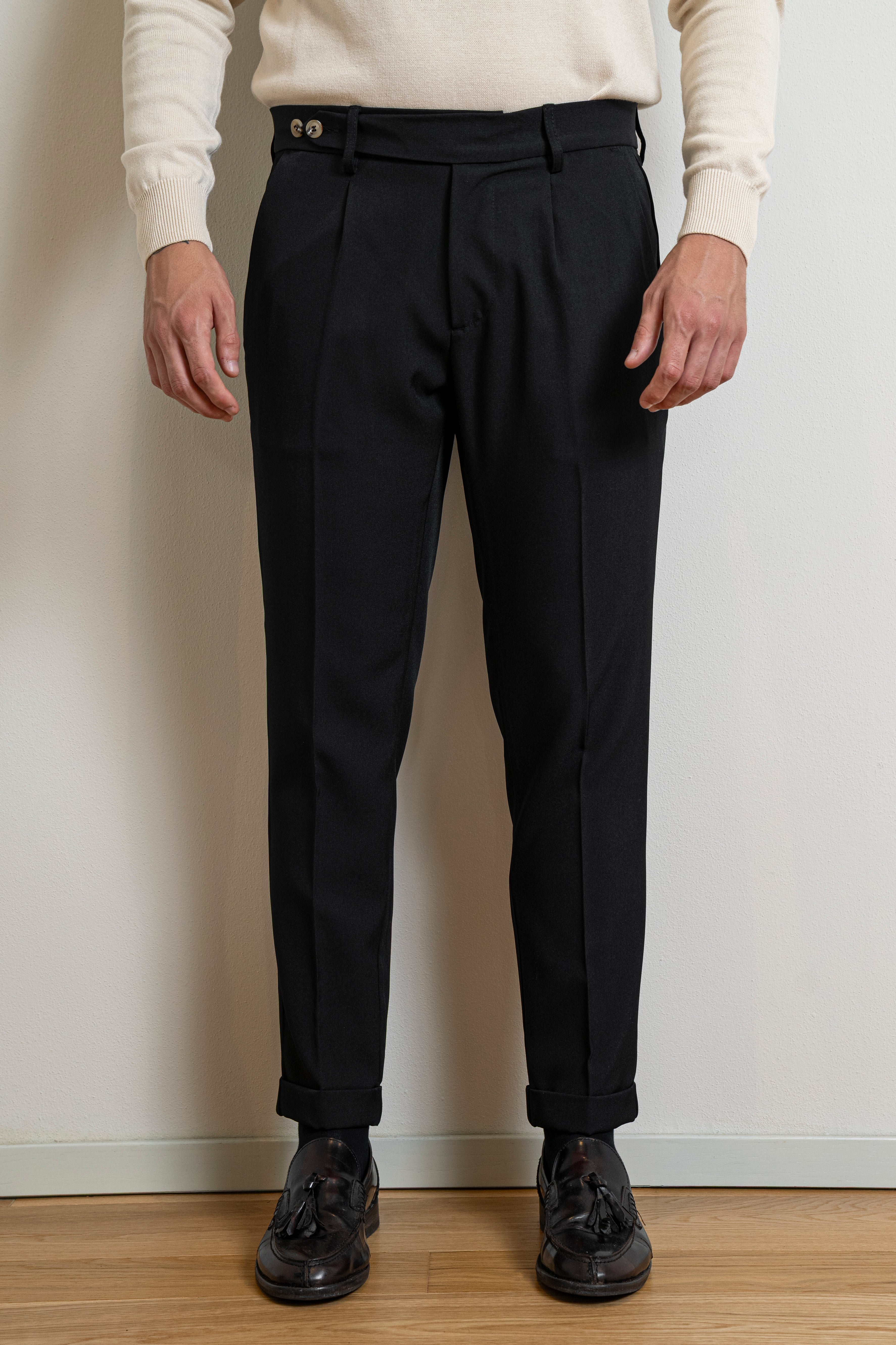 Pantalone Stile Classico Nero