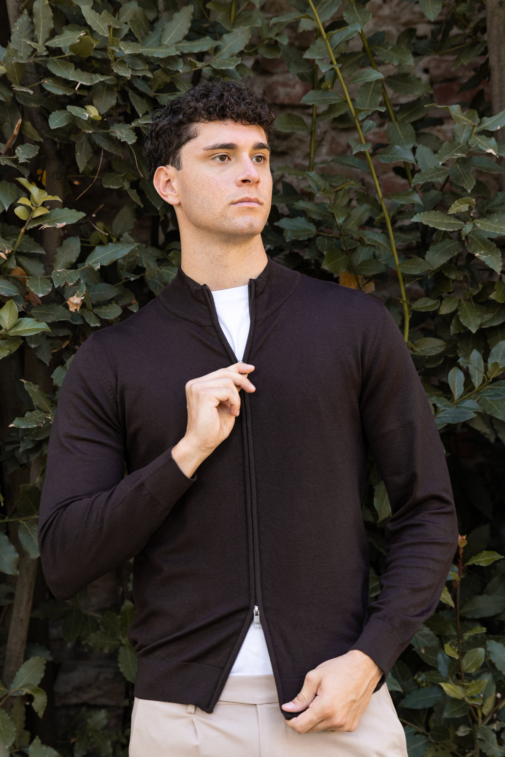 Cardigan Full Zip Moro