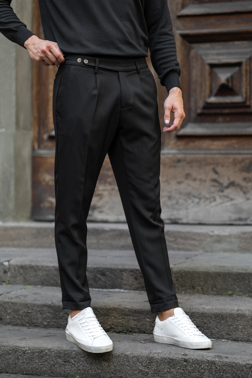Pantalone Stile Classico Nero