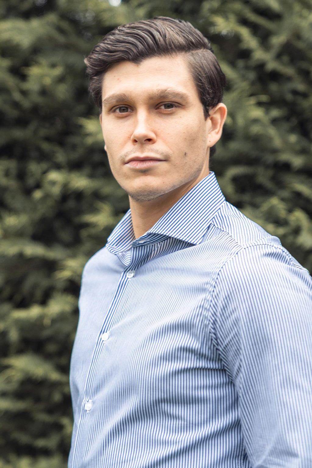 Camicia Bacchettata Blu navy