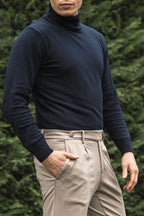 Pantalone Stile Classico Beige