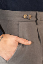 Pantalone Stile Classico Grigio