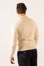 Polo Quattro Bottoni Crema