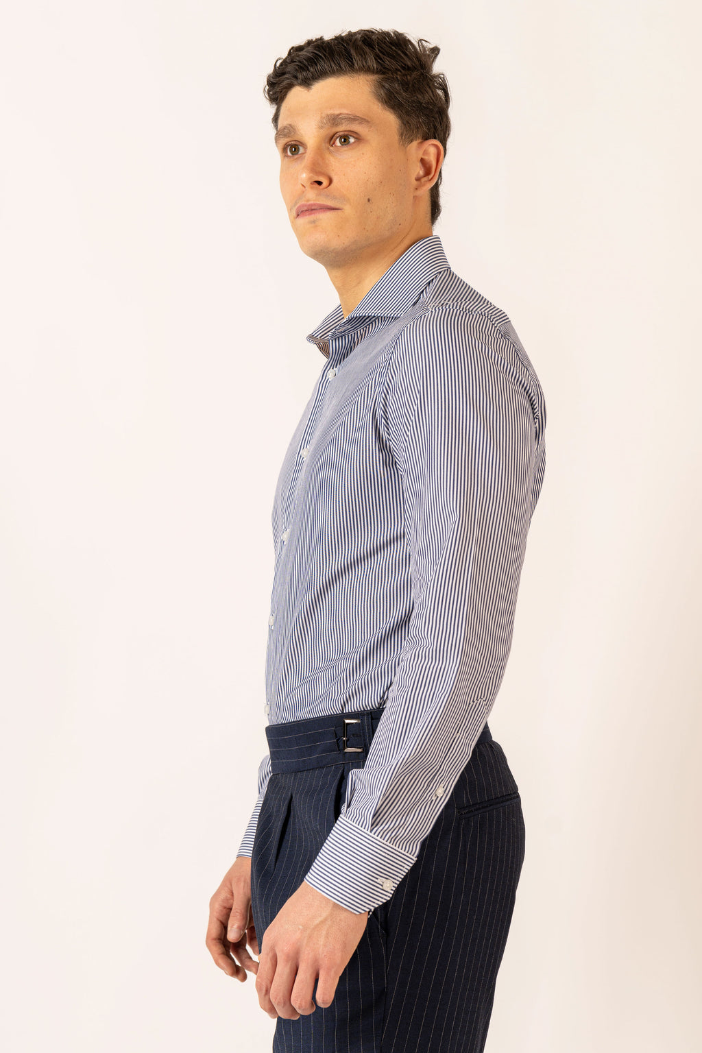 Camicia Bacchettata Blu navy