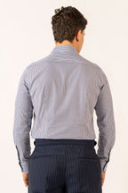 Camicia Bacchettata Blu navy