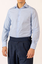 Camicia Bacchettata Azzurra