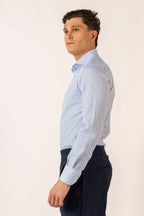 Camicia Bacchettata Azzurra