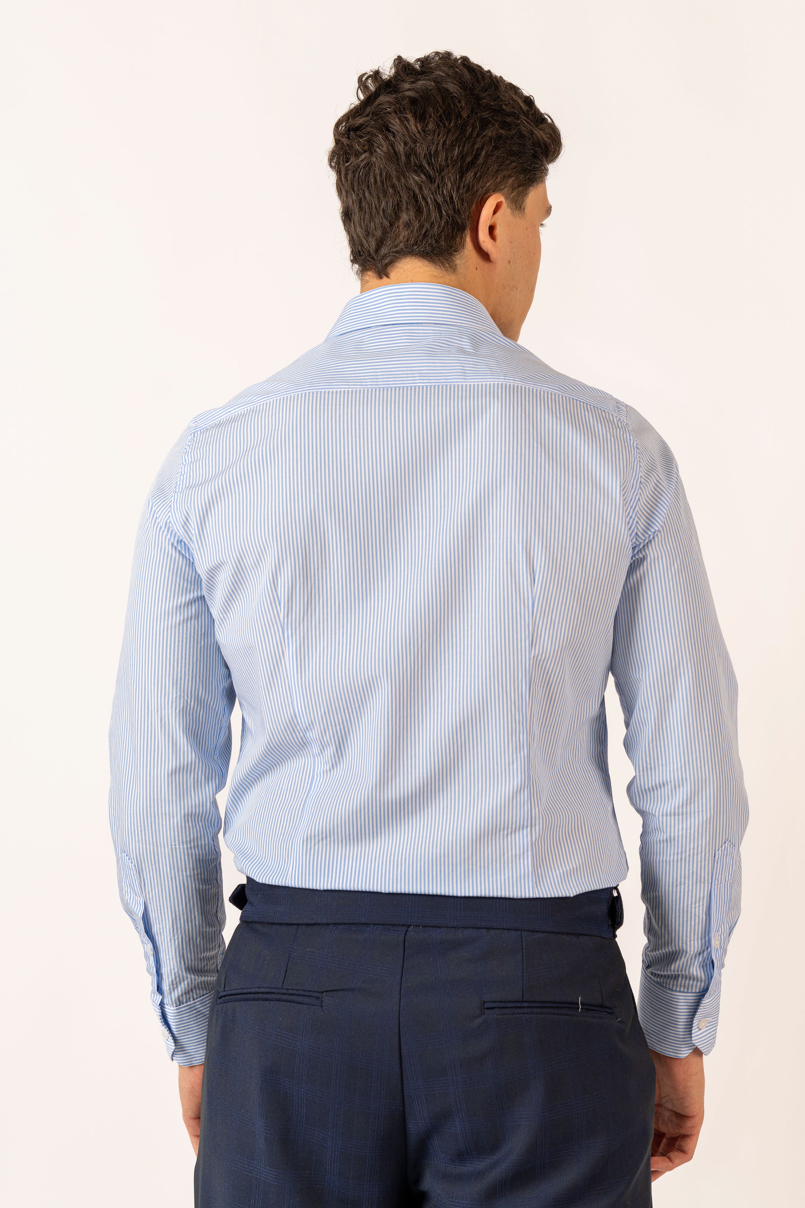 Camicia Bacchettata Azzurra