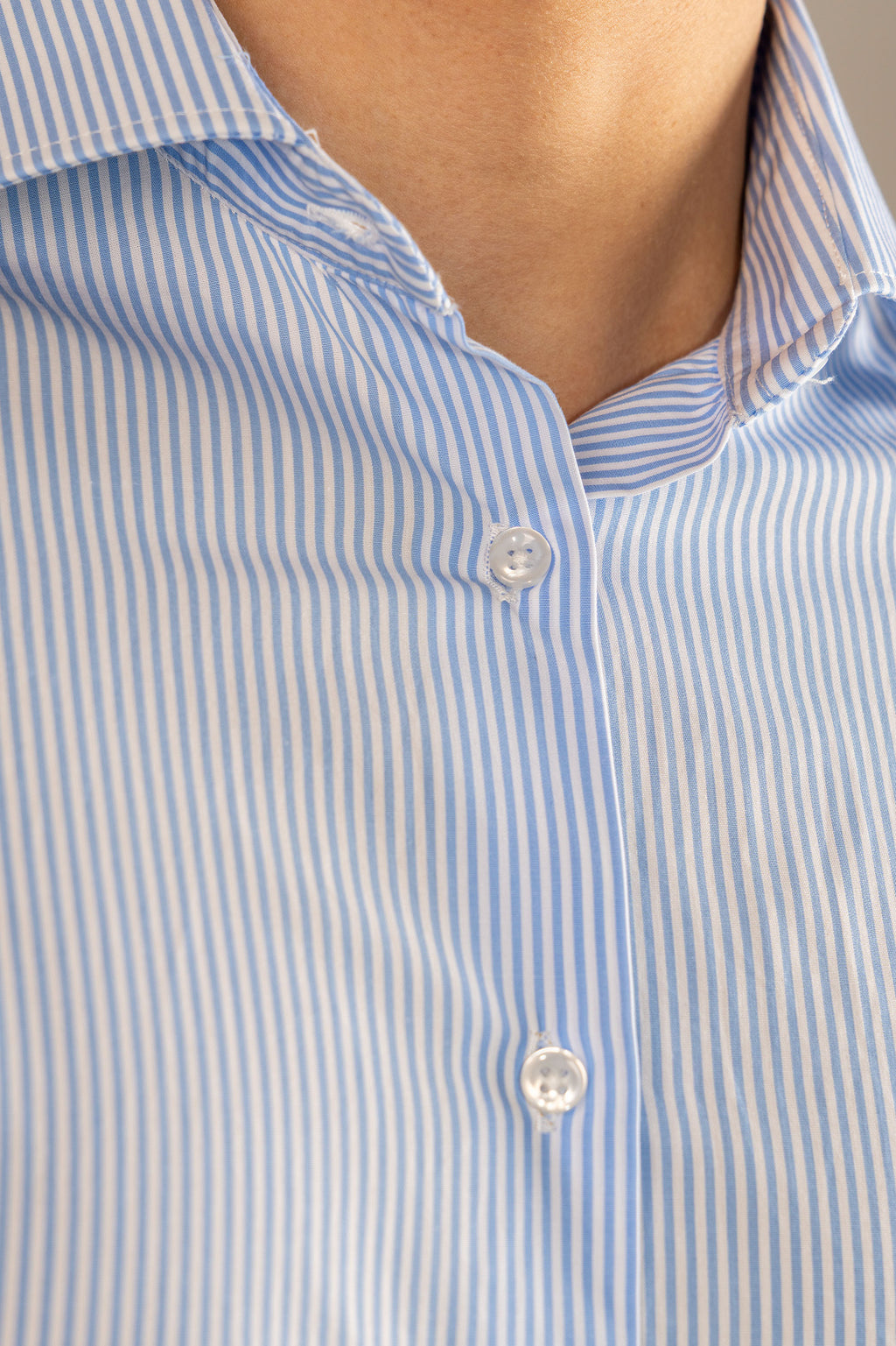 Camicia Bacchettata Azzurra