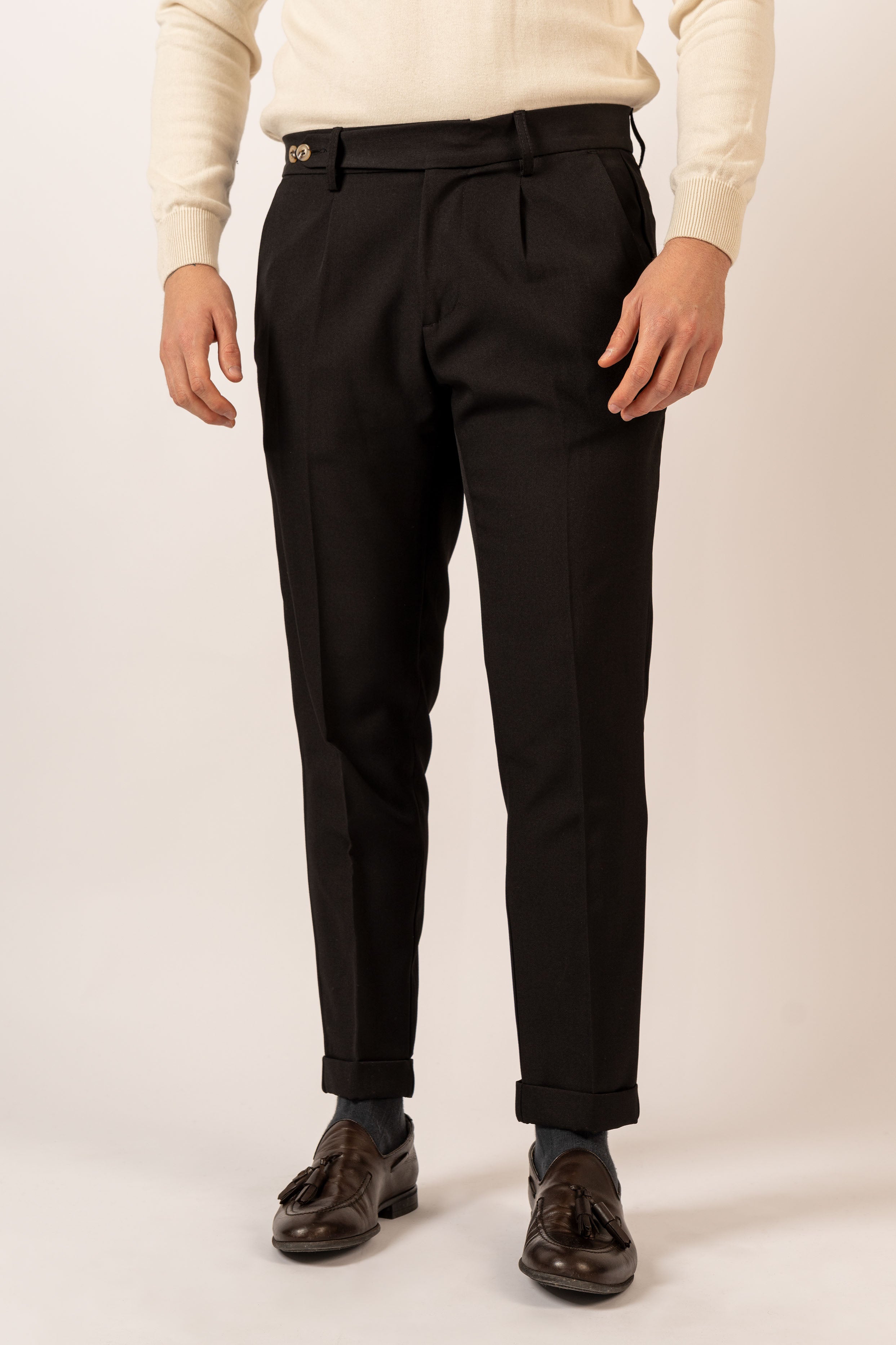 Pantalone Stile Classico Nero