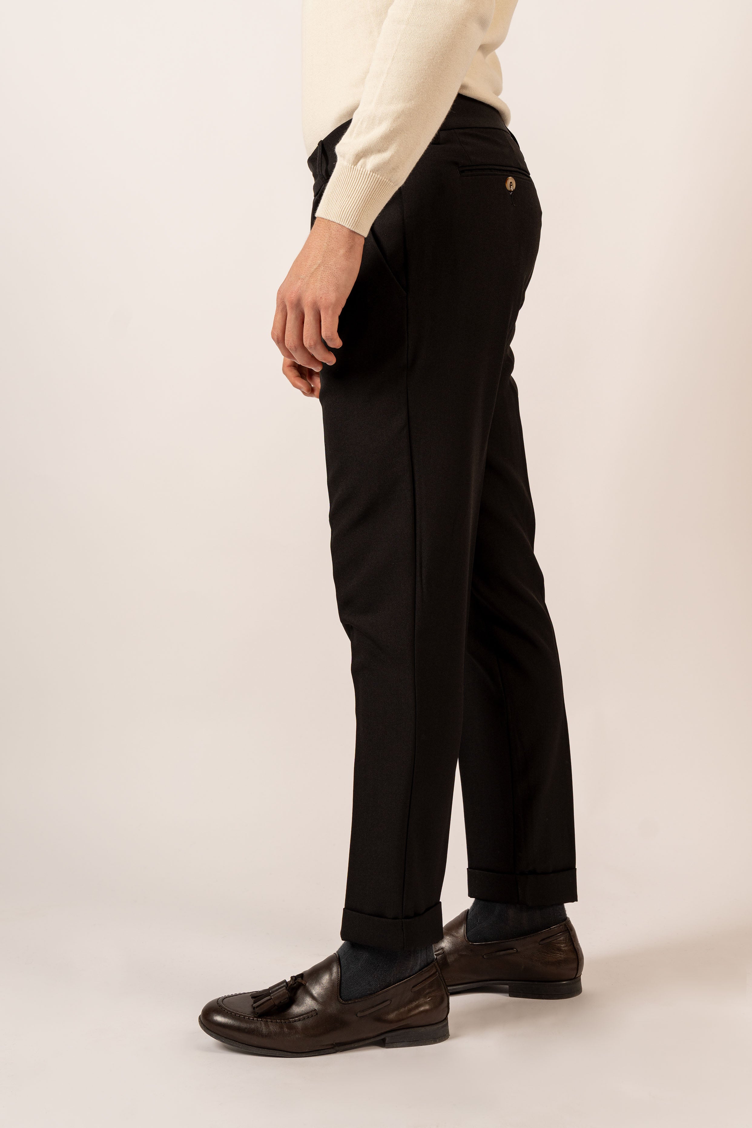 Pantalone Stile Classico Nero
