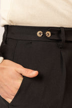Pantalone Stile Classico Nero