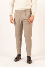 Pantalone Stile Classico Beige