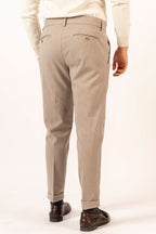 Pantalone Stile Classico Beige