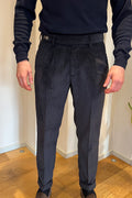 Pantalone Velluto Blu navy