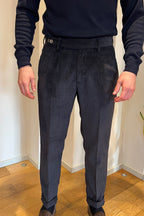 Pantalone Velluto Blu navy