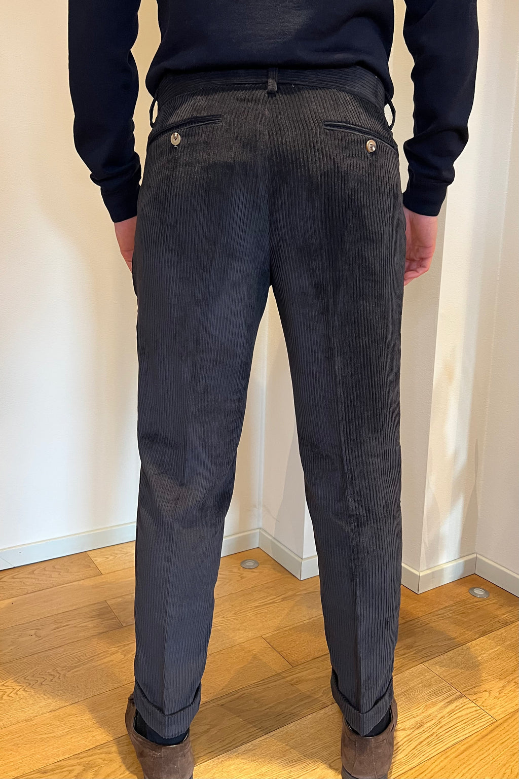 Pantalone Velluto Blu navy