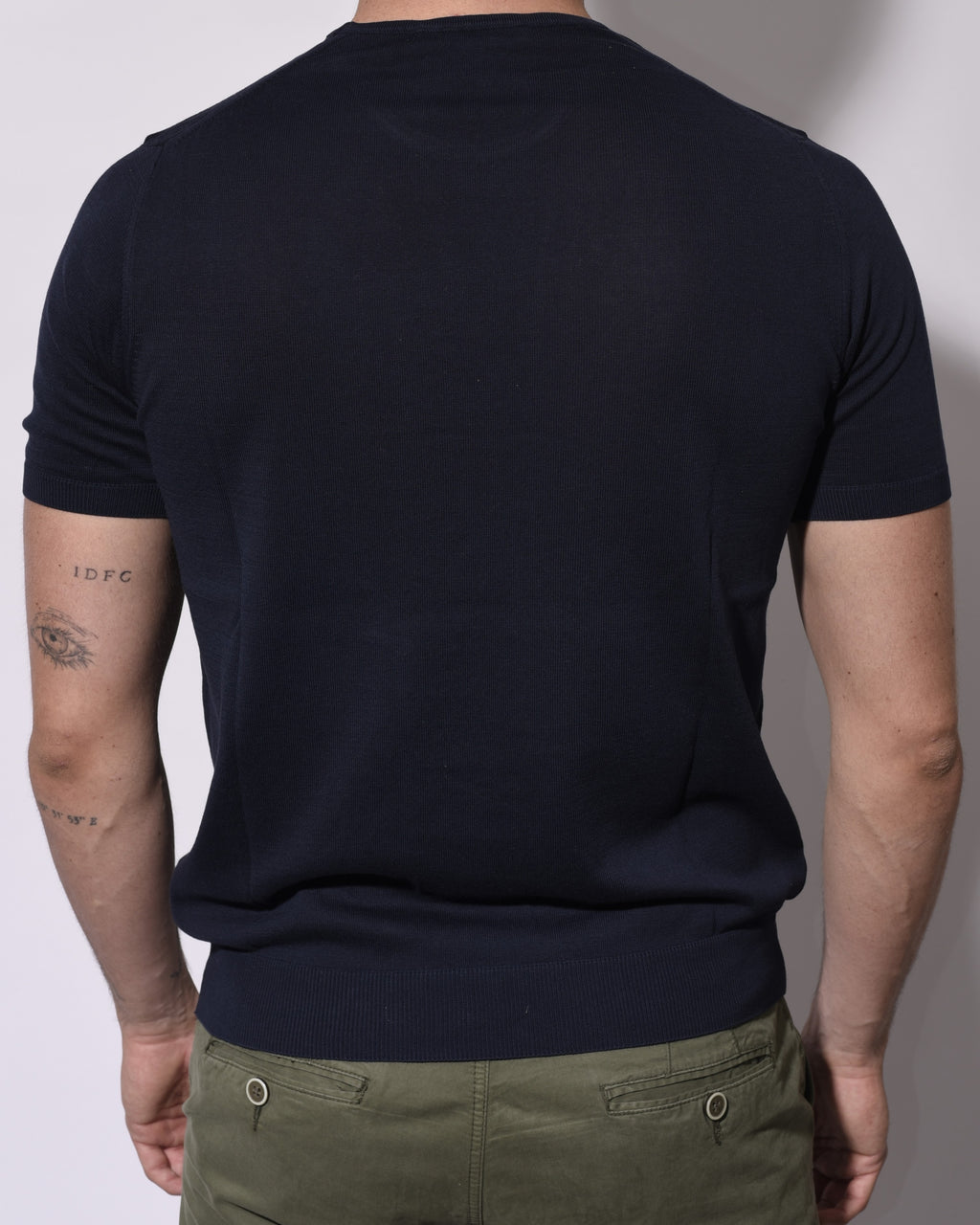T-shirt Filo Cotone Blu Navy