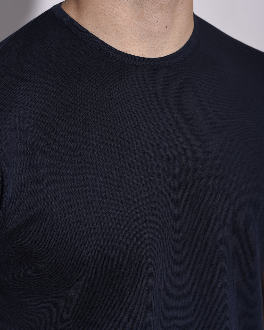 T-shirt Filo Cotone Blu Navy